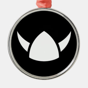 Viking-Held-Ideologie Silbernes Ornament