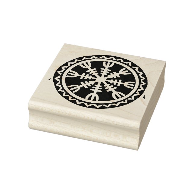 Viking Helm of Awe Design Briefmarke Gummistempel (Stempel)