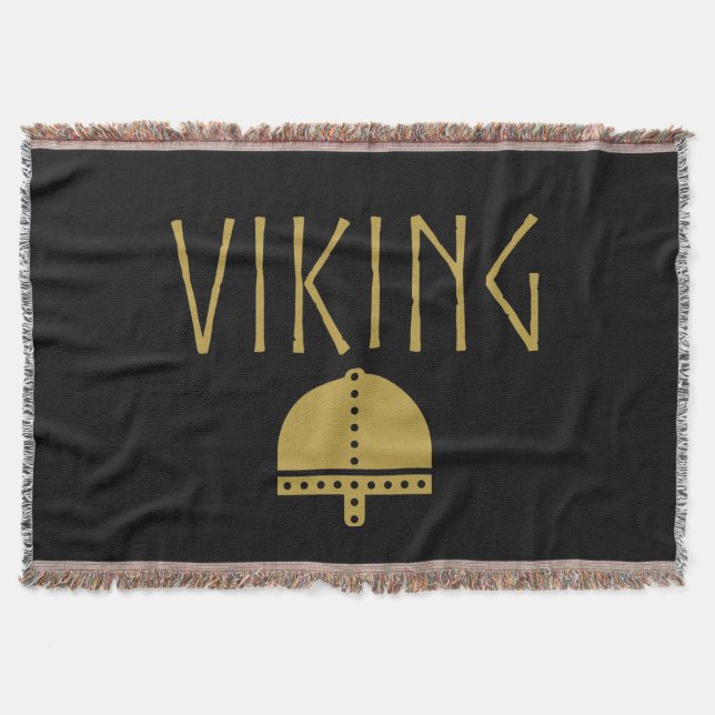Viking Helmet Blanket Decke (Vorderseite)