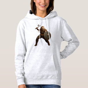 Viking Heroïne Bouclier Sweat à capuche