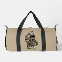 Viking in einem Helm Duffle Bag