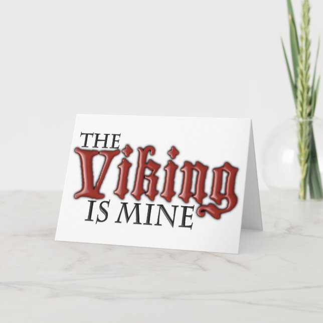 Viking ist meine feiertagskarte (Vorderseite)