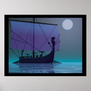 VIKING JOURNEY DRUCKEN POSTER