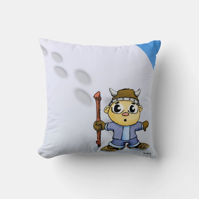 Viking-Jungen-Kissen Kissen (Vorderseite)