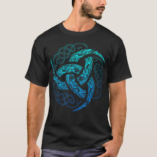 Viking keltische Knüpfarbeit Triple Horn von Odin T-Shirt