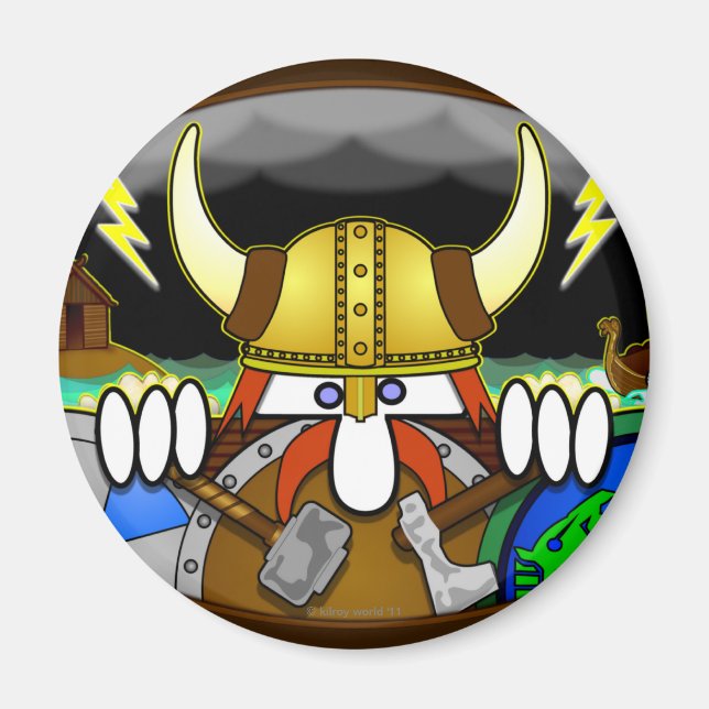 Viking Kilroy Magnet (Vorne)
