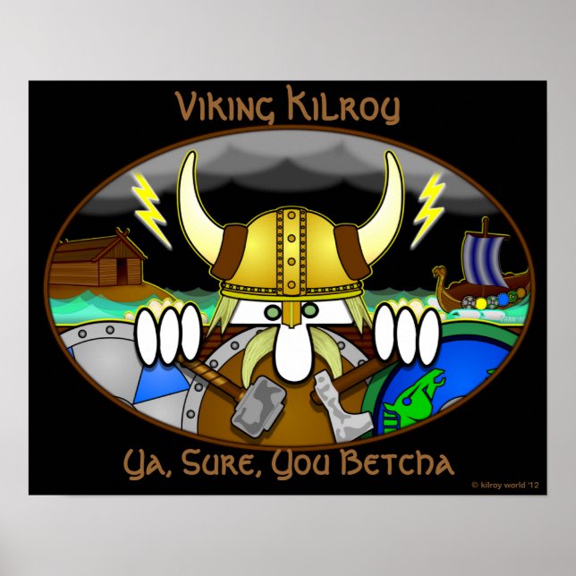 Viking Kilroy Poster (Vorne)