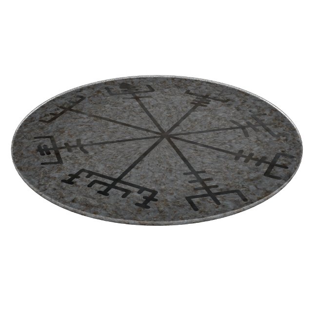 Viking-Kompass Glas Schneidebrett (Ecke)