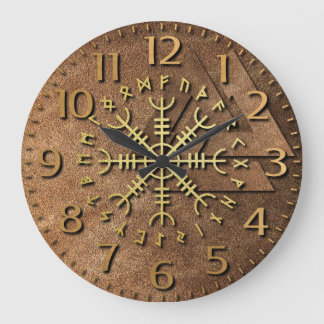 Viking-Krieger Große Wanduhr