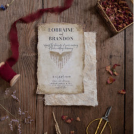 Viking Norse Saga Hochzeitseinladung Einladung