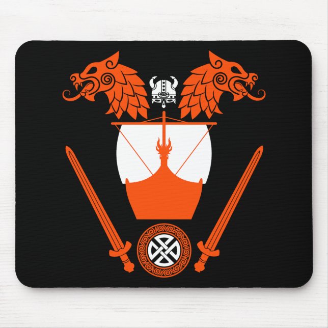 Viking Norsemen Mousepad (Vorne)