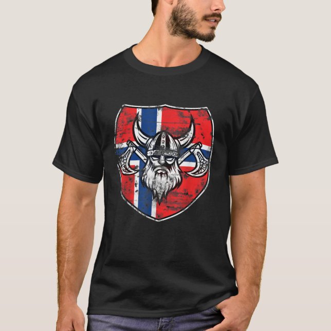 Viking Norwegen T Shirt (Vorderseite)