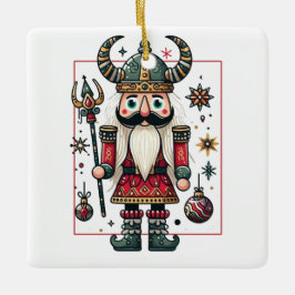 Viking Nutcracker Keramikornament