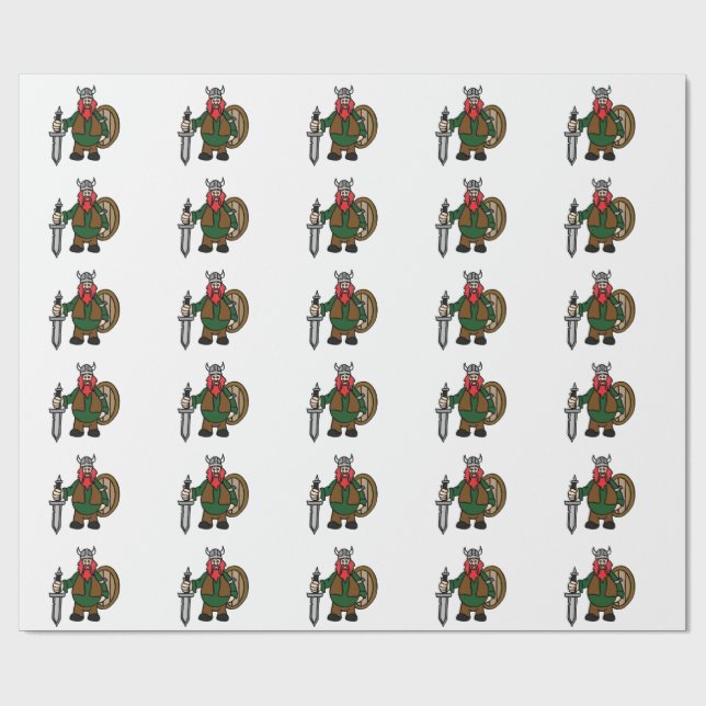 Viking-Packpapier Geschenkpapier (Flach)