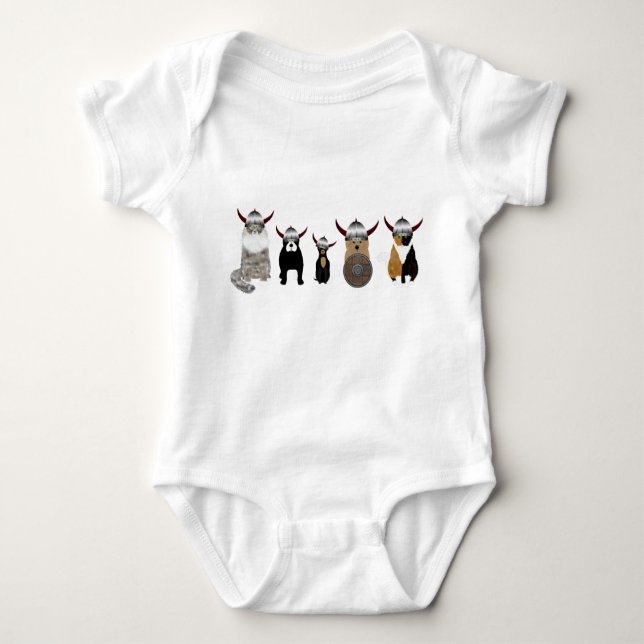 Viking Pets Baby Bodysuit Baby Strampler (Vorderseite)