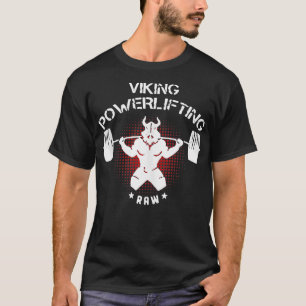 Viking Powerfting Rohe Fitness Gym Weightlift T-Shirt