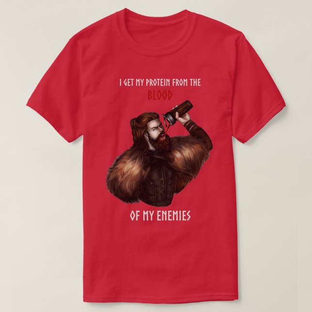 Viking Protein Workout 2 T-Shirt (Design vorne)