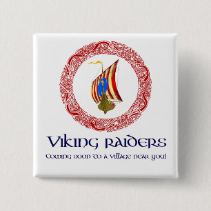 Viking-Räuber Button