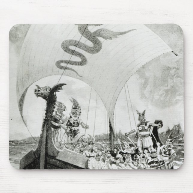 Viking-Räuber Mousepad (Vorne)