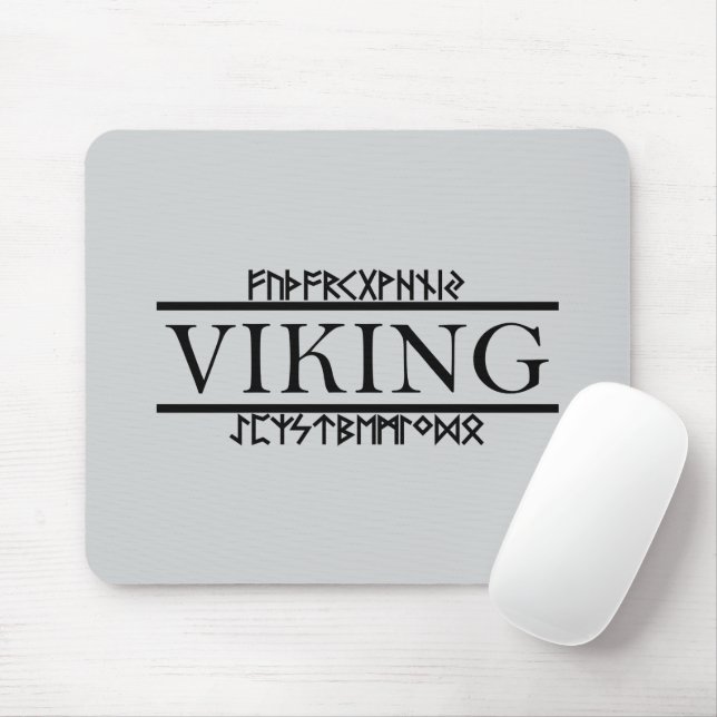 Viking Runes Mouse Pad Mousepad (Mit Mouse)