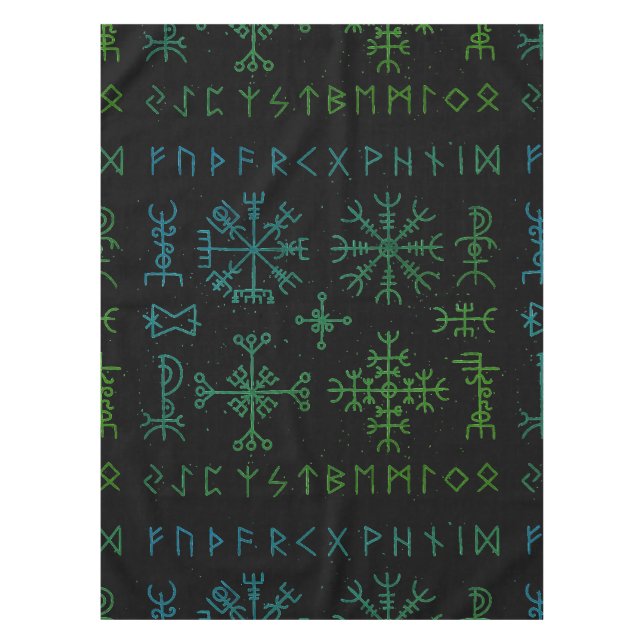 Viking Runes Tischdecke (Vorderseite)