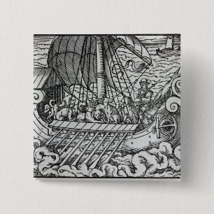 Viking-Schiff Button