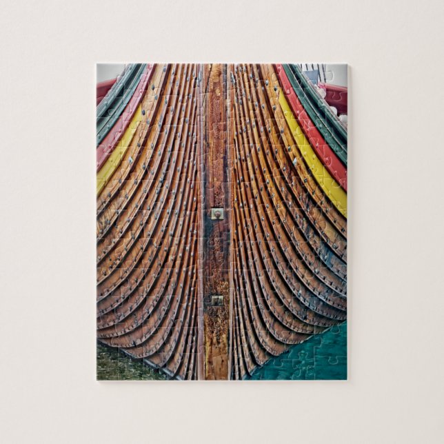 Viking-Schiffs-Rumpf - 8x10 - 110 PC. Puzzle (Vertikal)