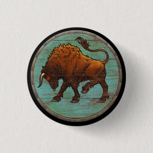 Viking-Schild-Knopf - Auroch Button
