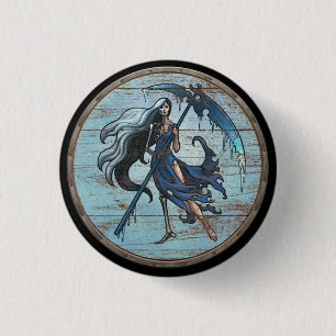 Viking-Schild-Knopf - Hel Button