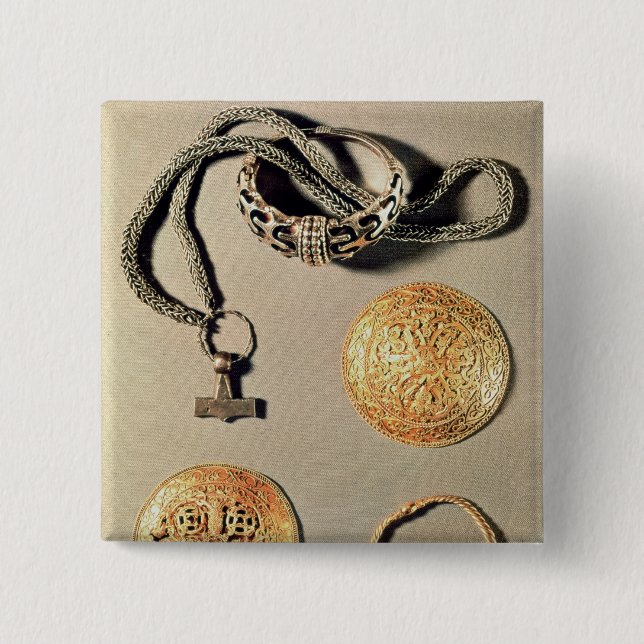 Viking-Schmuck TtoB LtoR Button (Vorderseite)