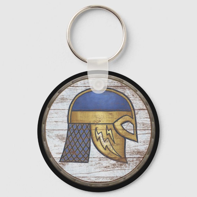 Viking Shield Schlüsselanhänger - Helm (Vorderseite)
