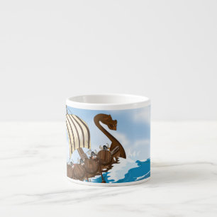 Viking Ship Espressotasse