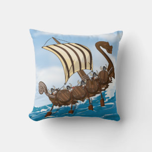 Viking Ship Kissen