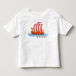 Viking Ship Kleinkind T-shirt