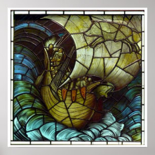 Viking Ship Poster