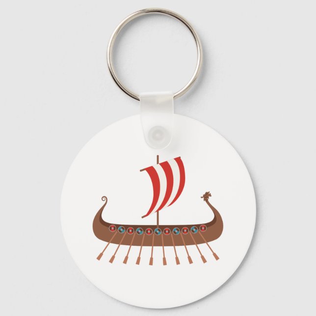 Viking Ship Schlüsselanhänger (Vorderseite)