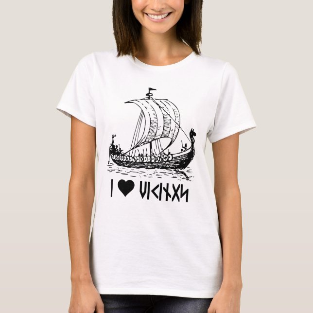 Viking Ship T-Shirt (Vorderseite)