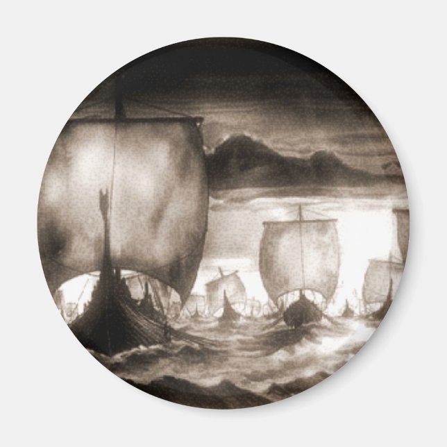 VIKING SHIPS MAGNET (Vorne)