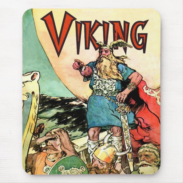 Viking-Skandinavier-Götterthor-Kapuzenpullis Mousepad (Vorne)