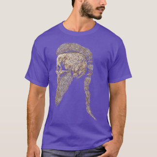 Viking Skull Beard Lodbrok T-Shirt