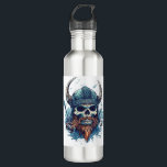 Viking Skull Berserker Edelstahlflasche<br><div class="desc">Viking Skull Berserker</div>