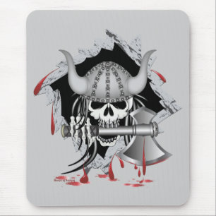 Viking Skull Mousepad