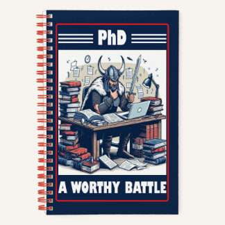 Viking Student PhD - eine wertvolle Schlacht Notizbuch