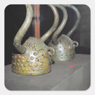 Viking-Sturzhelm Quadratischer Aufkleber