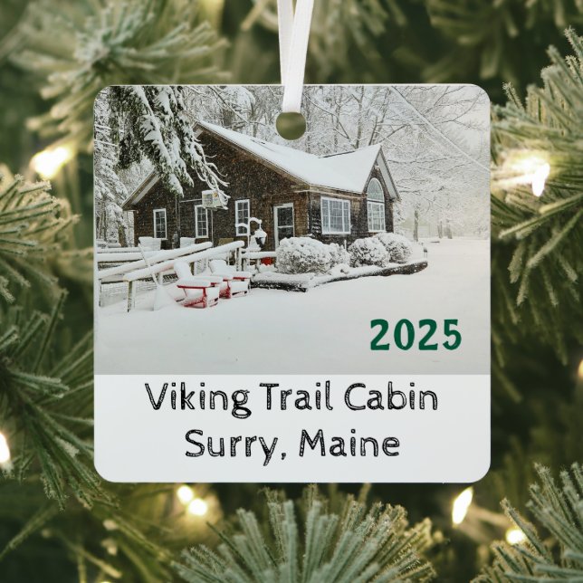 Viking Trail Christmas Ornament Aus Metall (InSitu)