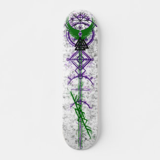Viking Trash Pop Design Skateboard
