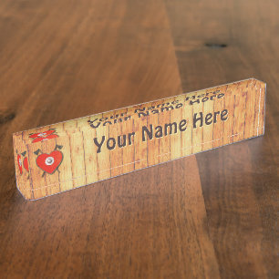 Viking Valentine Namensplakette