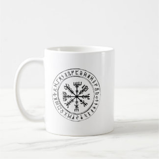 Viking Vegvisir Rune Kaffeetasse