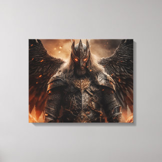 Viking Warrior Knight - Stretched Canvas Print Leinwanddruck