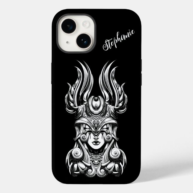 Viking Warrior Princess Case-Mate iPhone 14 Hülle (Rückseite)